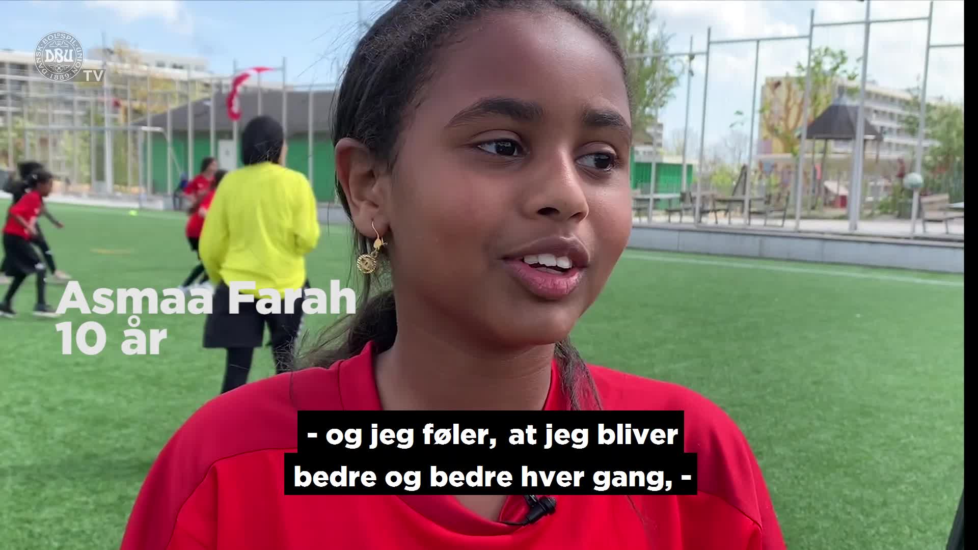 Asmaa Farah spiller get2-fodbold